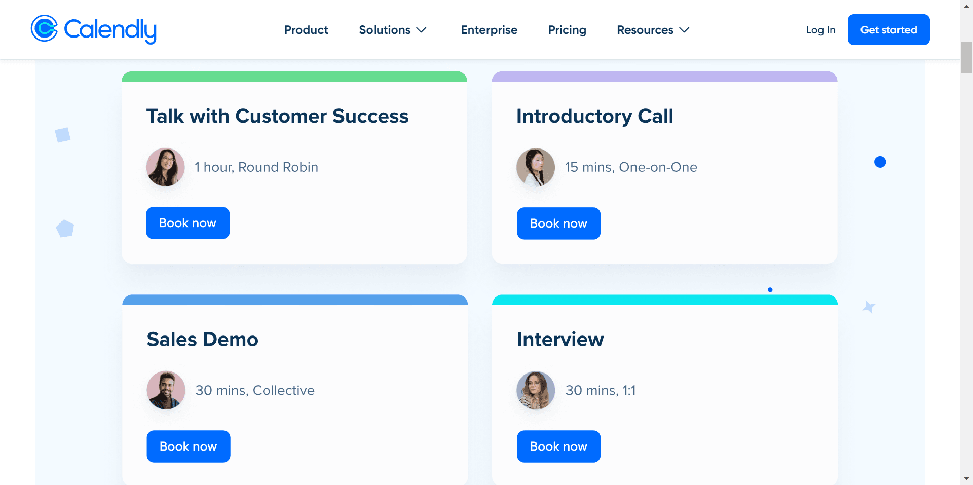 Calendly banner
