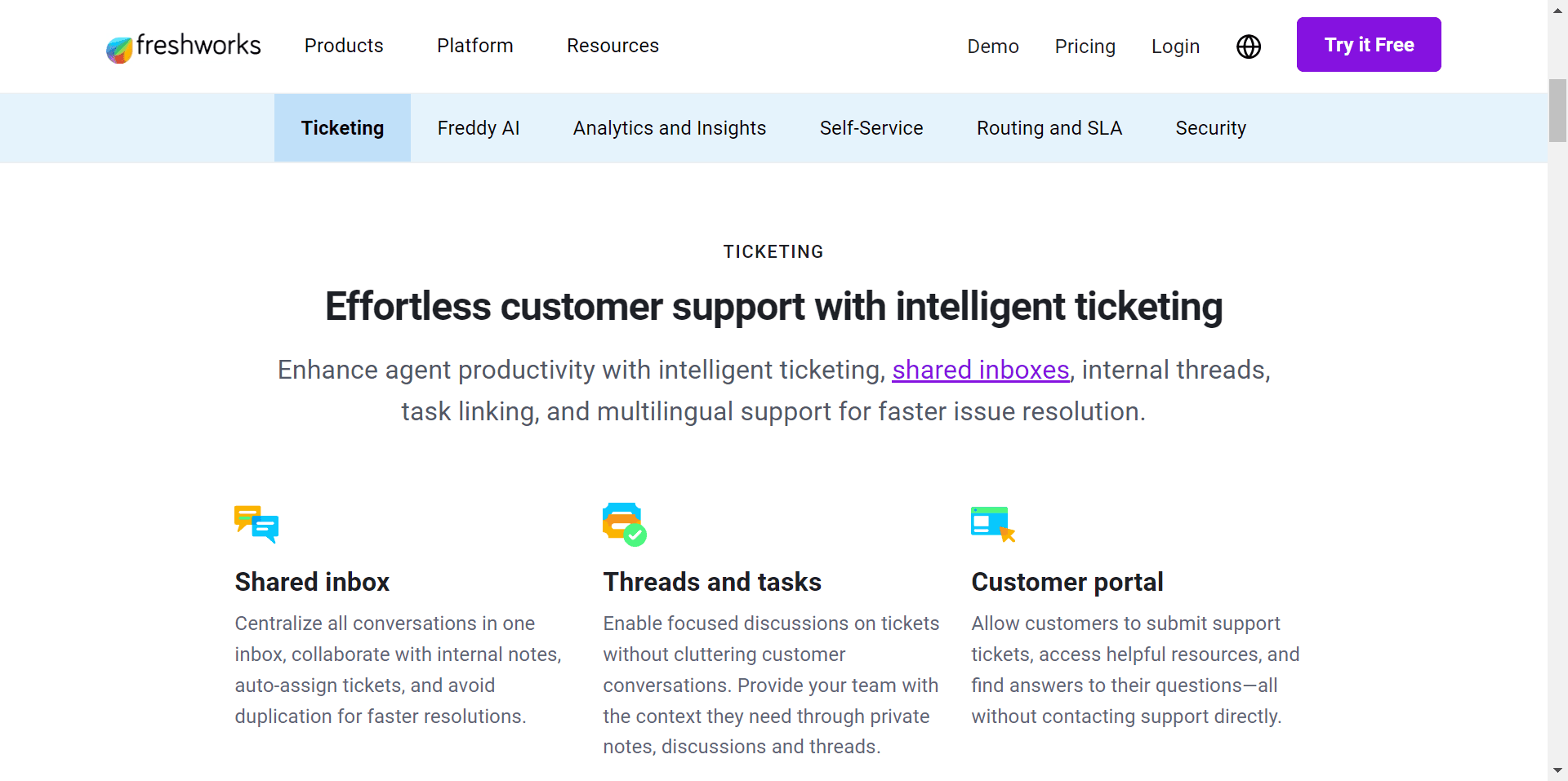 Freshdesk banner