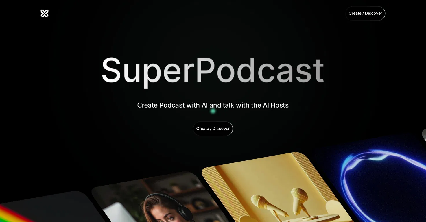 SuperPodcast banner screenshot