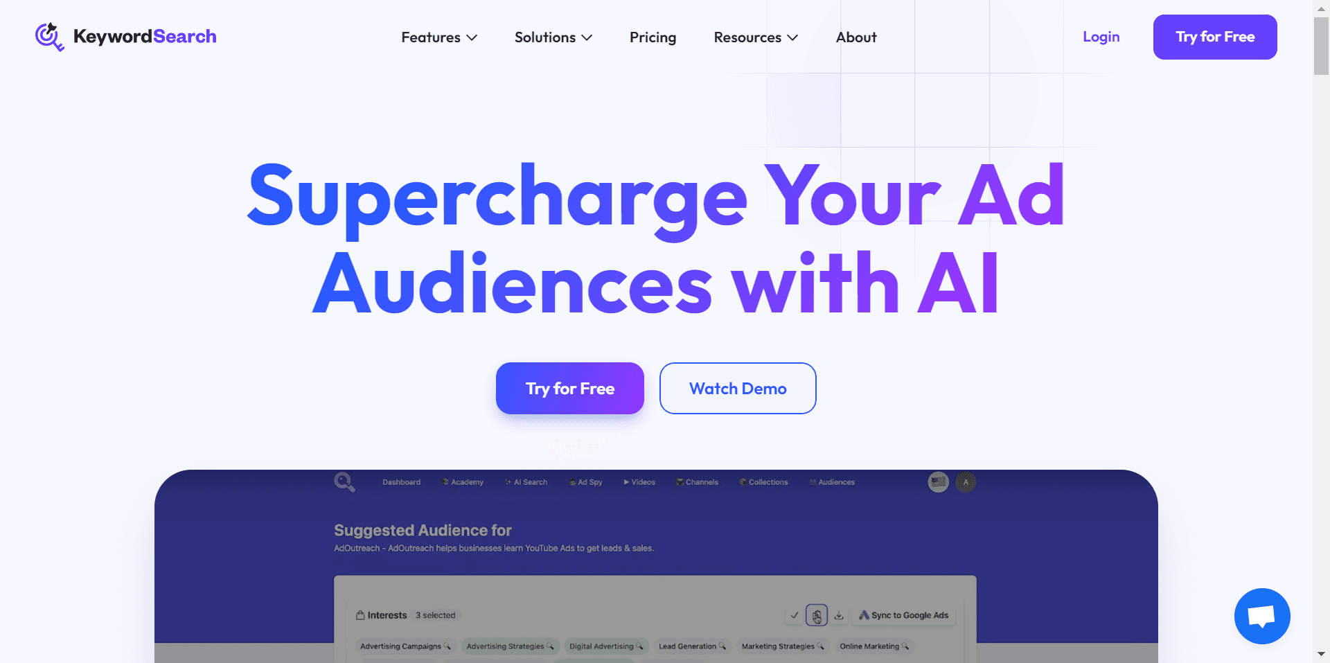 Keyword Search banner